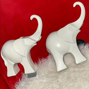 CERAMIC  ELEPHANT HOME DECOR Set of 2